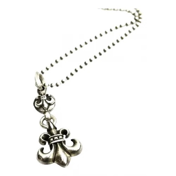 Chrome Hearts Fleur Ball Necklace in Silver - Picture 6 of 6